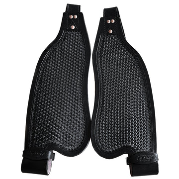 Hilason Hand Tool Leather Saddle Replacement Fender Pair Hobble Strap